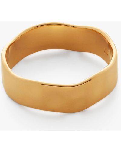 Monica Vinader Siren Muse Band Ring - Brown