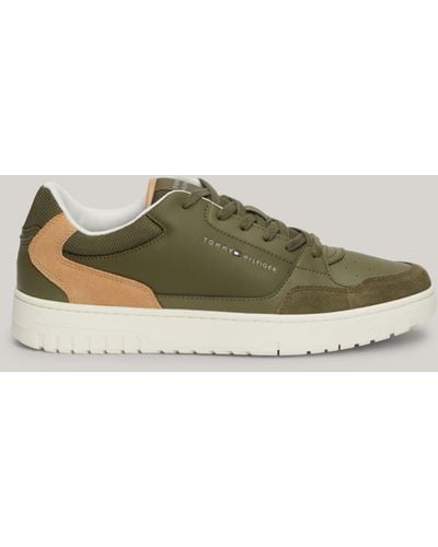 Tommy Hilfiger Mid-top Leather Trainers - Green