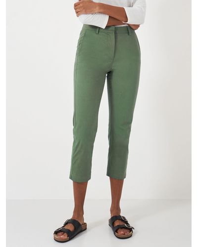 Crew Smart Cropped Chinos - Green
