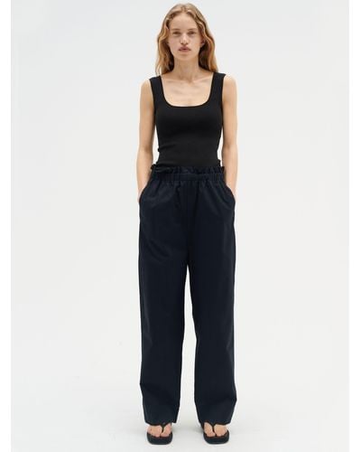 Inwear Eman Casual Fit Trousers - Blue