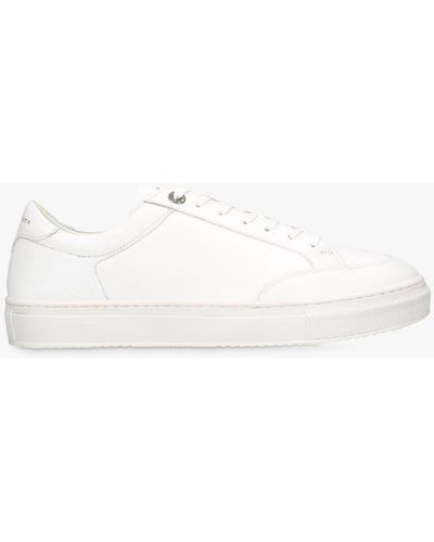 KG by Kurt Geiger Hype Leather Trainers - Natural