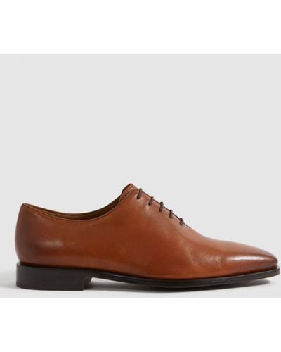 Reiss Mead Lace Up Formal Shoes - Brown
