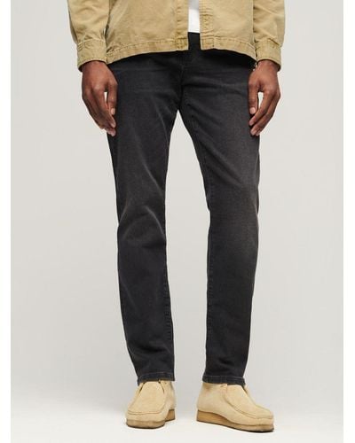 Superdry Vintage Slim Straight Jeans - Black