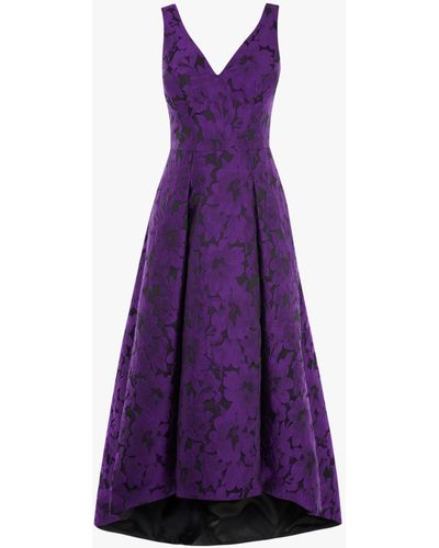 Coast Tizzy Jacquard Dress - Purple