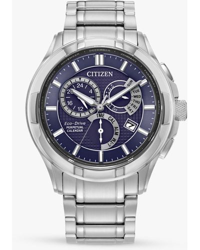 Citizen Classic 8700 Eco-drive Bracelet Strap Watch - Blue
