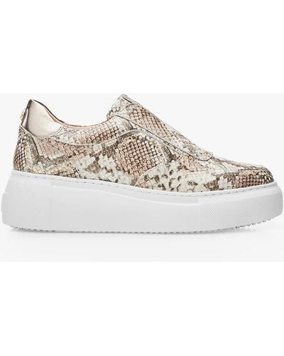 Moda In Pelle Althea Slip-on Leather Trainers - White