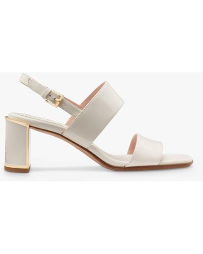 Kate Spade Merritt Leather Heeled Sandals - White