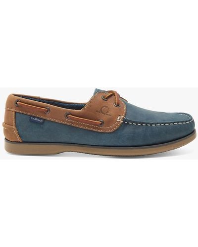 Chatham Whitstable Leather Boat Shoes - Multicolour