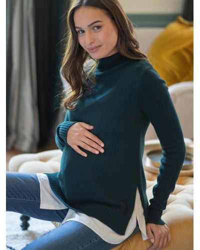 Seraphine Morrigan 2-in1- Maternity & Nursing Jumper - Grey