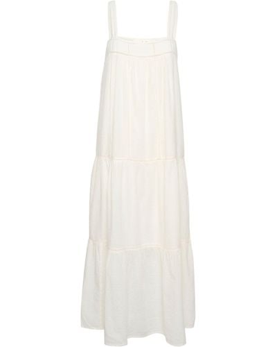 Soaked In Luxury Olivie Sleeveless A-line Maxi Dress - White