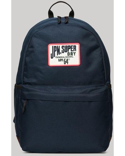 Superdry Patched Montana Backpack - Blue