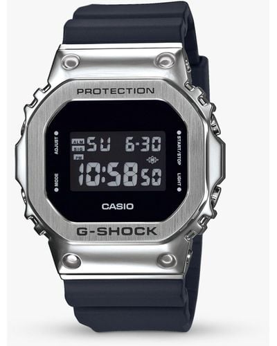 G-Shock Gm-5600u-1er G-shock Steel Case Digital Resin Strap Watch - Blue