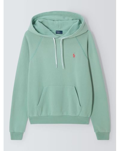 Ralph Lauren Polo Embroidered Logo Hoodie - Green