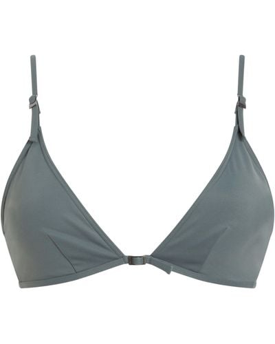 Calvin Klein String Triangle Bikini Top - Grey