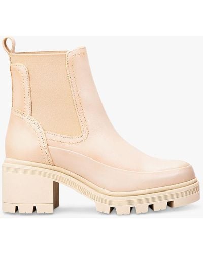 Moda In Pelle Chella Leather Chunky Boots - Natural