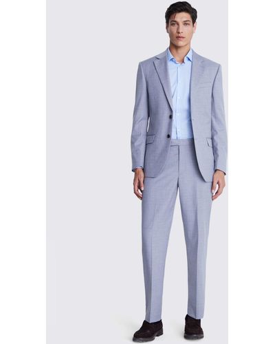 Moss Regular Fit Stretch Suit Jacket - Grey
