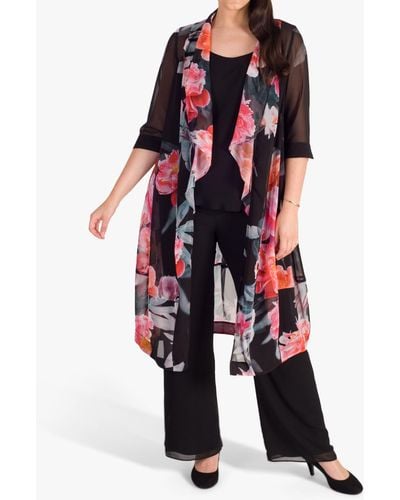Chiffon wrap coat 2025