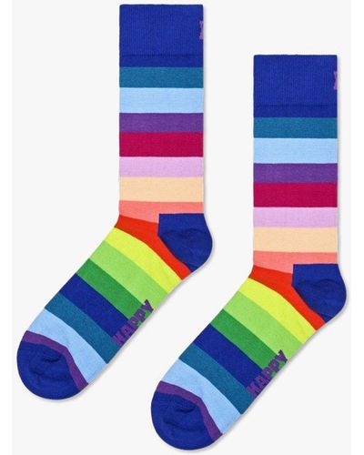 Happy Socks Stripes And Dots Socks Gift Set - Blue