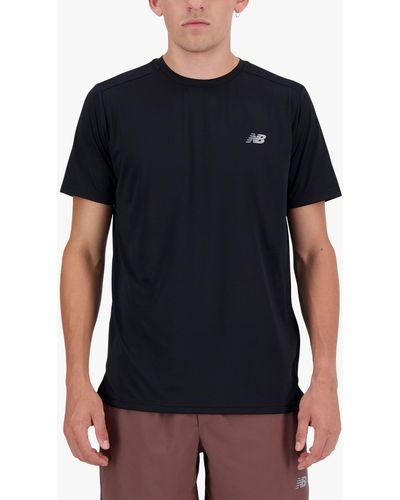 New Balance Lightweight Jersey Short Sleeve T-shirt - Black
