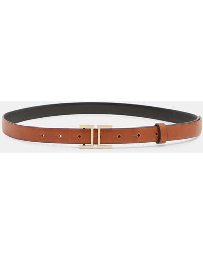 Hush Remy Leather Reversible Belt - White