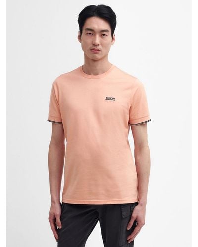 Barbour International Philip Tipped T-shirt - Pink