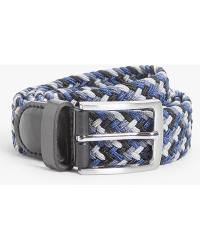 John Lewis 35mm Woven Belt - Blue