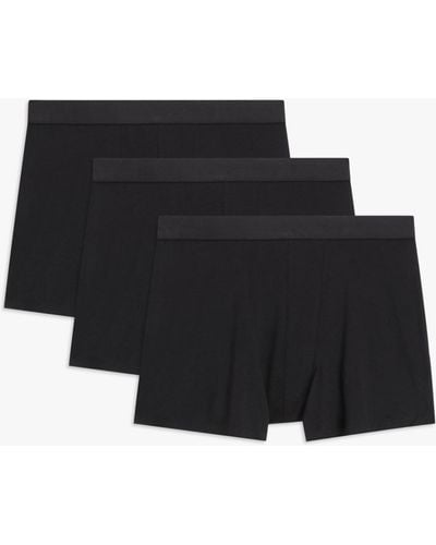 John Lewis Premium Ultra Soft Modal Trunks - Black