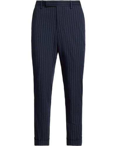 Ralph Lauren Polo Chester Tailored Fit Twill Suit Trousers - Blue
