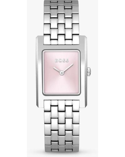 BOSS Lucy Bracelet Strap Watch - White