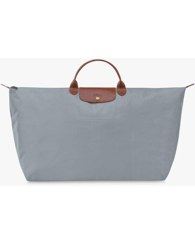 Longchamp Le Pliage Original Medium Travel Bag - Grey