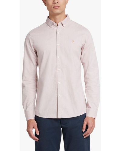 Farah Steen Organic Cotton Long Sleeve Shirt - Pink