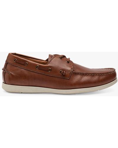 Rodd & Gunn Gordons Bay Leather Boat Shoes - Brown