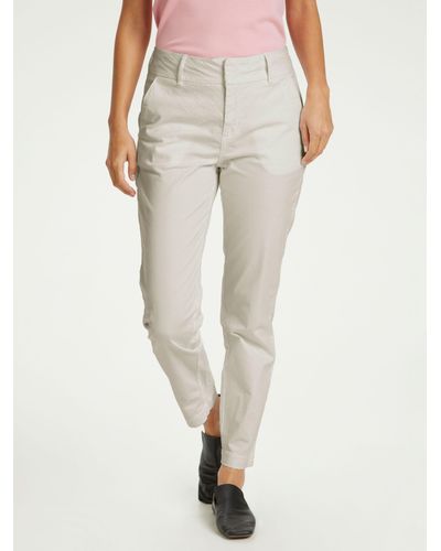 Part Two Soffys Cropped Chino Trousers - Natural