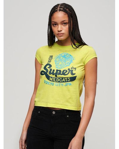Superdry Varsity Burnout T-shirt - Multicolour