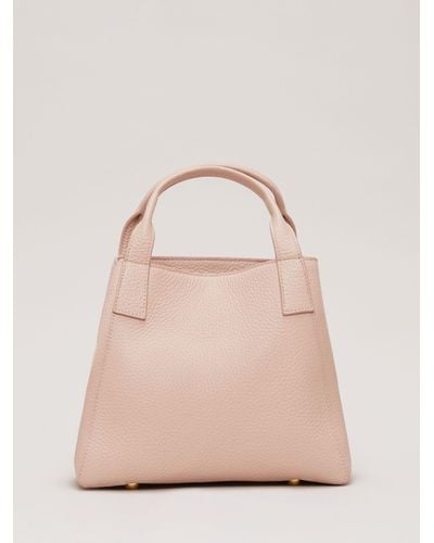 Phase Eight Mini Leather Tote Bag - Pink