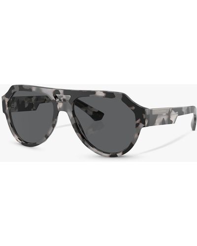 Dolce & Gabbana Dg4466 Aviator Sunglasses - Grey