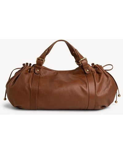 Gerard Darel Le 24 Gd Leather Shoulder Bag - Brown