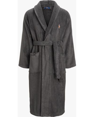 Ralph Lauren Polo Shawl Collar Robe - Grey