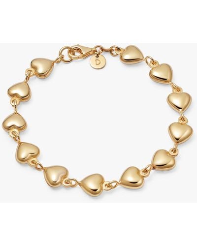 Daisy London Chubby Heart Bracelet - Metallic