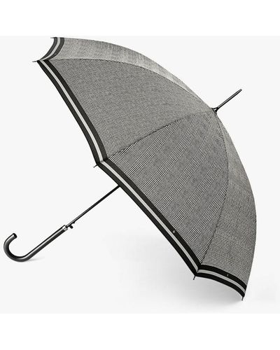 Fulton Riva Stripe Walking Umbrella - Grey