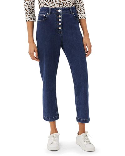 Phase Eight Karlie Straight Leg Ankle Jeans - Blue