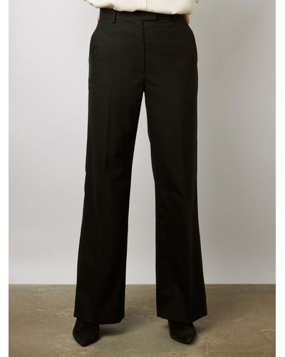 Gerard Darel Dali Wool Blend Tailored Trousers - Black