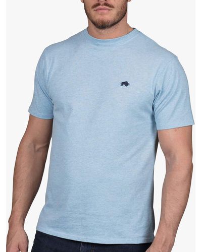 Raging Bull Classic Organic Cotton T-shirt - Blue