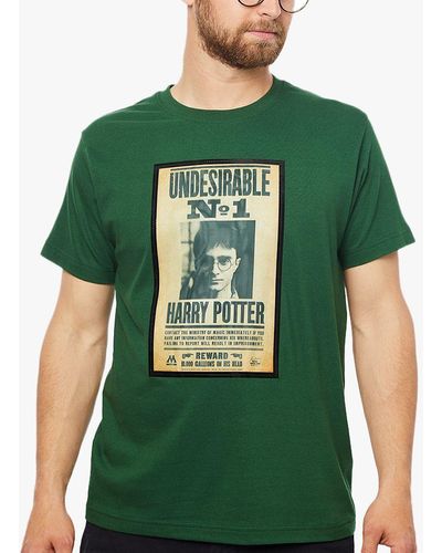 Fabric Flavours Harry Potter Reward T-shirt - Green