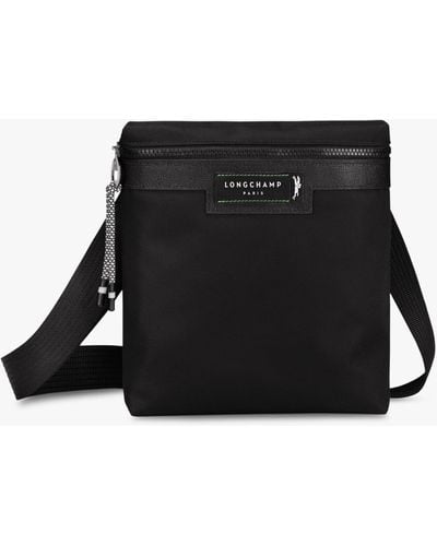 Longchamp Green District Econyl® Cross Body Bag - Black