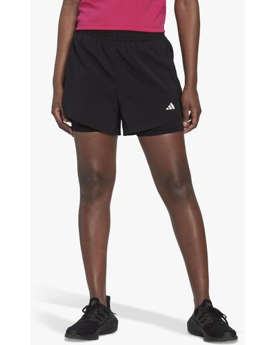 adidas Aeroready Minimal 2 In 1 Shorts - Black
