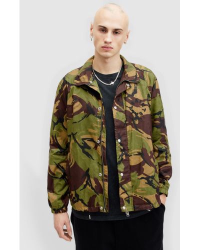 AllSaints Tierra Track Jacket - Green