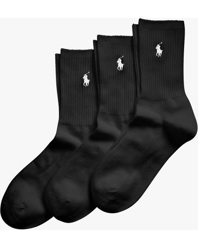 Ralph Lauren Polo Ankle Socks - Black