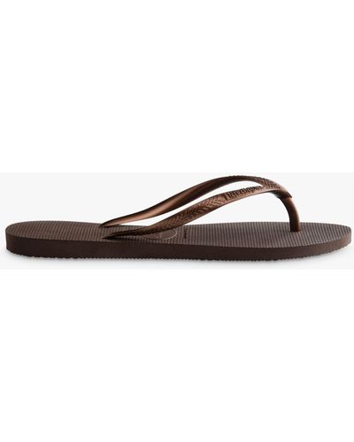 Havaianas Slim Flip Flops - Brown