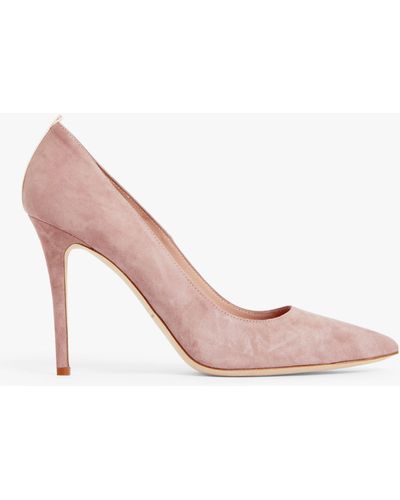 SJP by Sarah Jessica Parker Fawn Suede Court Shoes - Pink